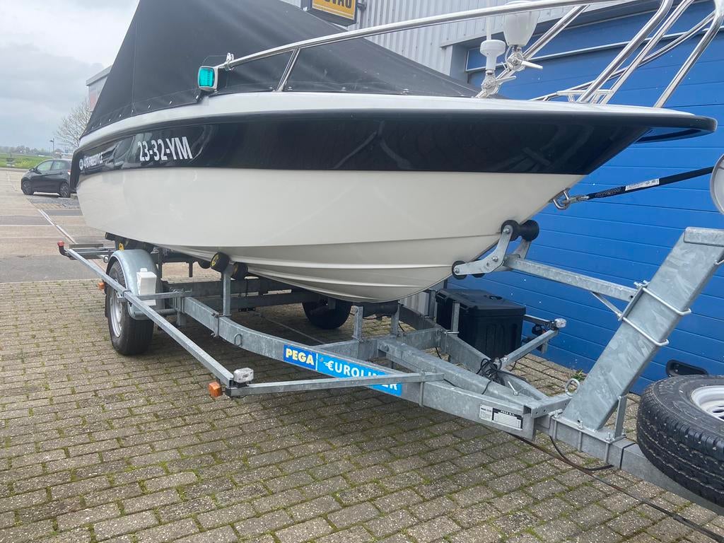 Askeladden 475, 70 pk yamaha ( trailer , vol met jl audio, 50 pk of meer, Ophalen of Verzenden, Zo goed als nieuw, Tot 6 meter