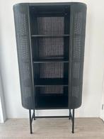 Kast Julius webbing zwart, Ophalen, Met plank(en), 50 tot 100 cm, Zo goed als nieuw