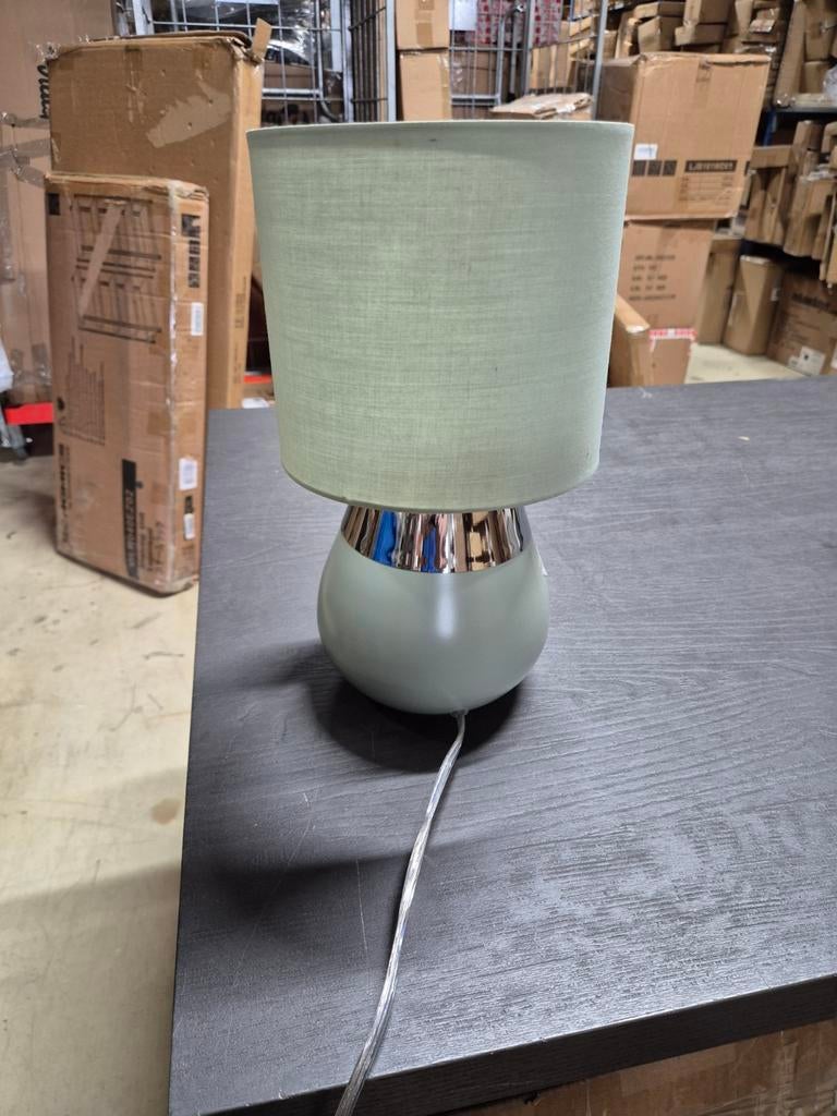 Relaxdays Touch Lamp - Zachtgroen - 32 cm Hoog, Ophalen of Verzenden