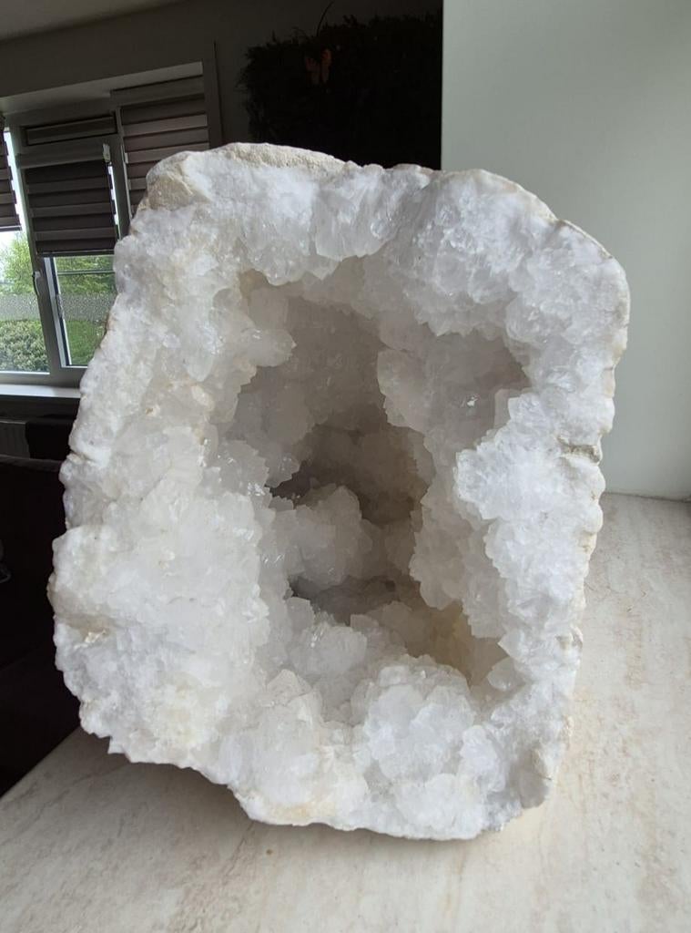 Zeer groot stuk bergkristal, Verzamelen, Mineralen en Fossielen, Ophalen
