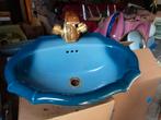 vintage wastafel fonteintje verguld Luxus badkamer 1979, Doe-het-zelf en Verbouw, Sanitair, Ophalen, Gebruikt, Wastafel