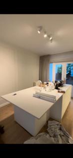 Wit aanrechtblad steen, Ophalen, Gebruikt, 100 tot 150 cm, 200 cm of meer