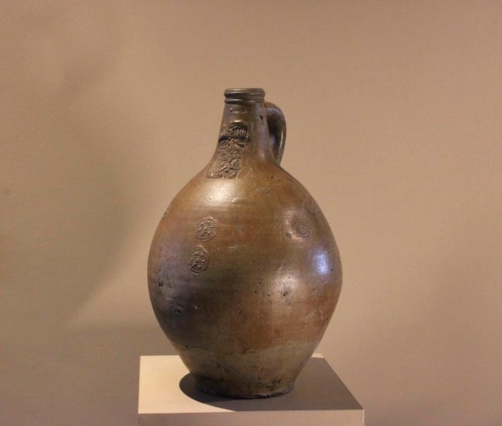 Baardmankruik - zeer grote baardmankruik Frechen 17/18e eeuw, Antiek en Kunst, Antiek | Keramiek en Aardewerk, Ophalen of Verzenden