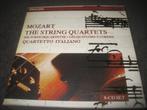 Mozart The String Quartets Quartetto italiano Philips 8CD, Ophalen of Verzenden, Classicisme, Zo goed als nieuw, Kamermuziek