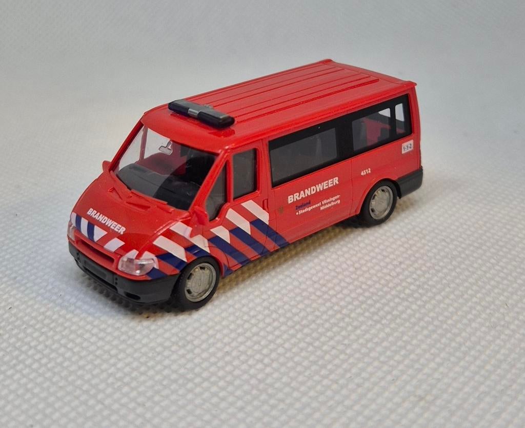 Ford Transit Brandweer Zeeland, Hobby en Vrije tijd, Modelauto's | 1:87, Ophalen of Verzenden, Zo goed als nieuw, Auto, Rietze