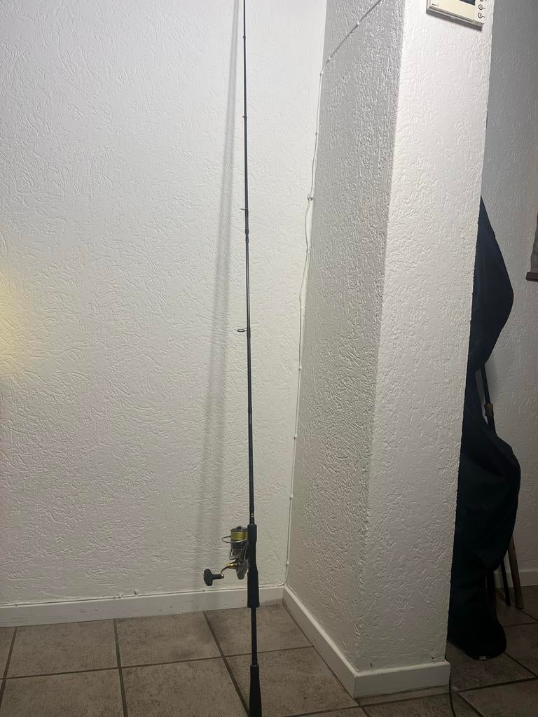 Spro Specter 2.28m 14-37gr met Freams 3000c molen, Watersport en Boten, Hengelsport | Roofvissen, Ophalen of Verzenden, Gebruikt