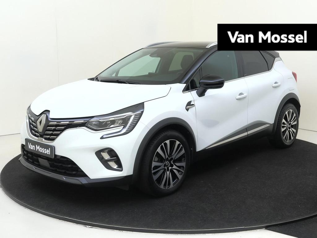 Renault Captur 1.6 E-Tech Plug-in Hybrid 160Pk Initiale Pari, Auto's, Renault, Stof, Gebruikt, 4 cilinders, Wit