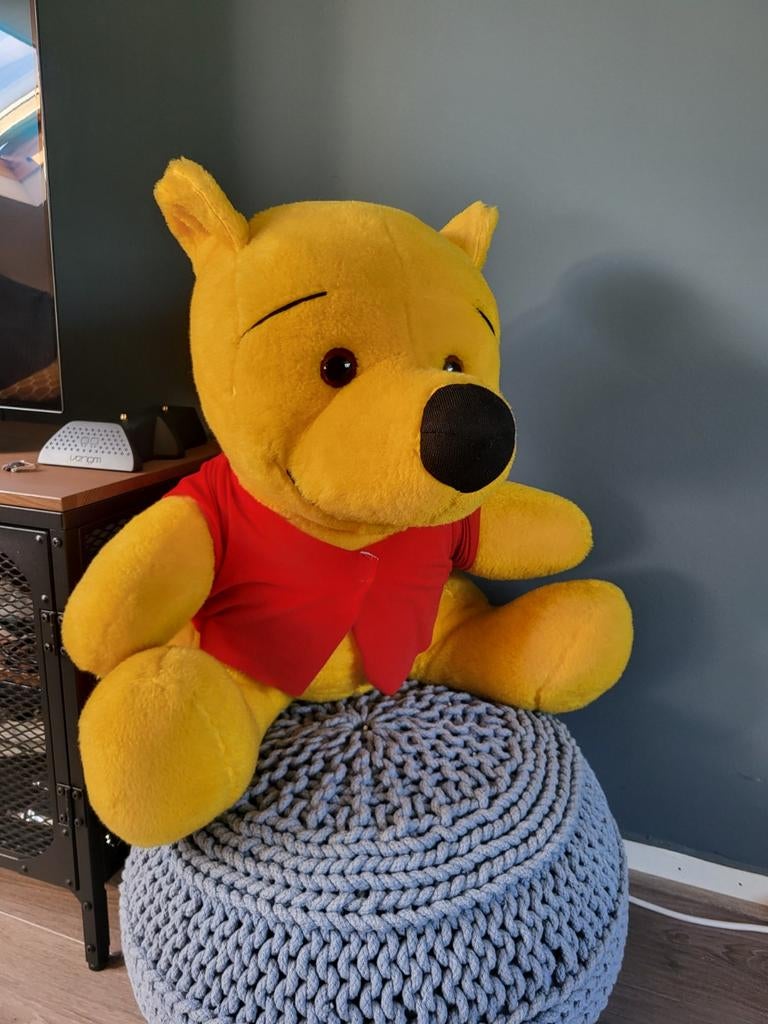 Grote Winnie de Poeh knuffel - 55 cm hoog, Ophalen, Disney, Geel, Beer