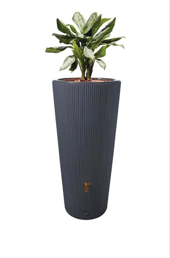 4Rain 2-in-1 Regenton en Plantenbak - 220L, Tuin en Terras, Regentonnen, 150 liter of meer, Ophalen, Zo goed als nieuw, Kunststof