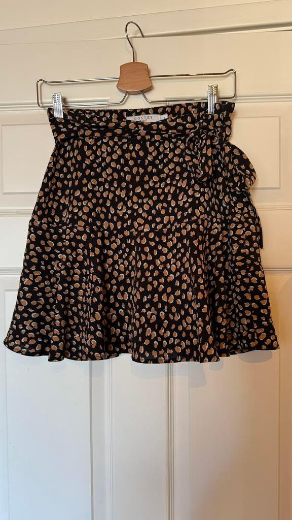 Costes zwart/oranje skort maat S, Kleding | Dames, Rokken, Zwart, Ophalen of Verzenden, Zo goed als nieuw, Costes