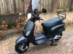 Berini scooter mat zwart, zwarte valbescherming, scherm tint, Ophalen, Maximaal 45 km/u, Berini, Zo goed als nieuw