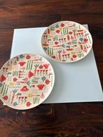 Unox 'Lekker Buiten' borden - set van 2, Overige materialen, Ophalen of Verzenden, Zo goed als nieuw, Bord(en)