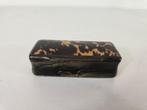Snuifdoos, schildpadschild, hoorn, Engeland, 19e eeuw, Ophalen of Verzenden
