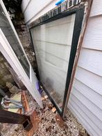 Raam HR++ met kozijn, glas, Ophalen, Gevelraam of Ruit, Gebruikt, 80 tot 120 cm