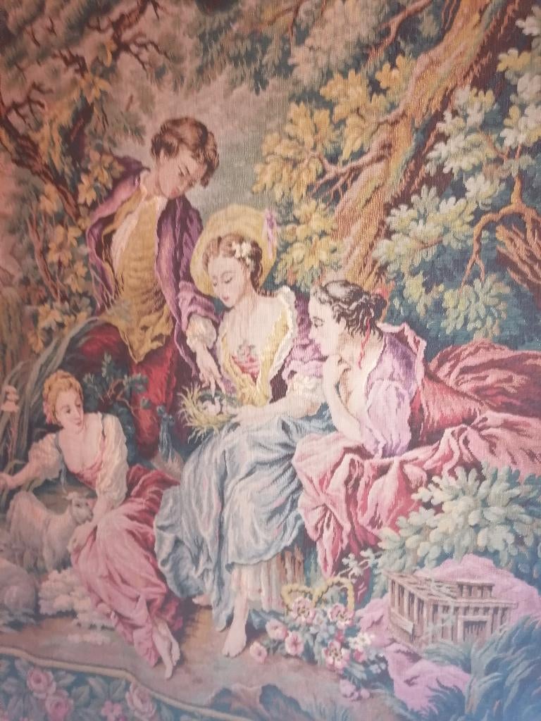 tapestry aubusson barok stijl naar François Boucher, Antiek en Kunst, Verzenden