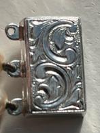 Antieke zilveren sieraden slot, Ophalen of Verzenden, Zilver