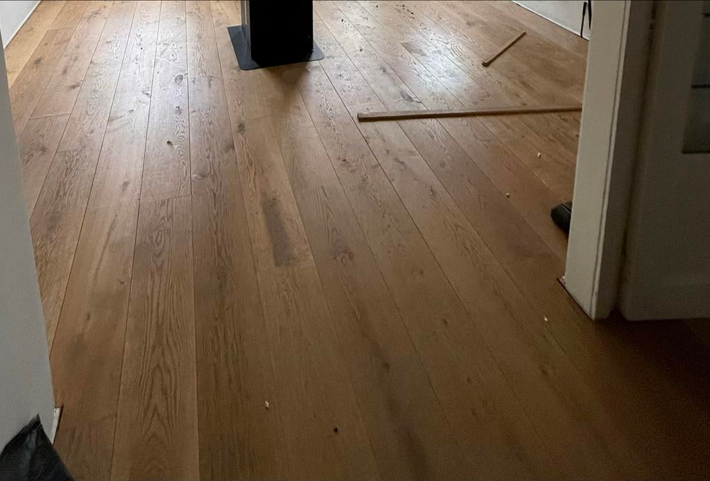 ZSM ophalen. Lamel parket 11mm dik.  20m2 +, Ophalen, Gebruikt, Bruin, Minder dan 10 m²