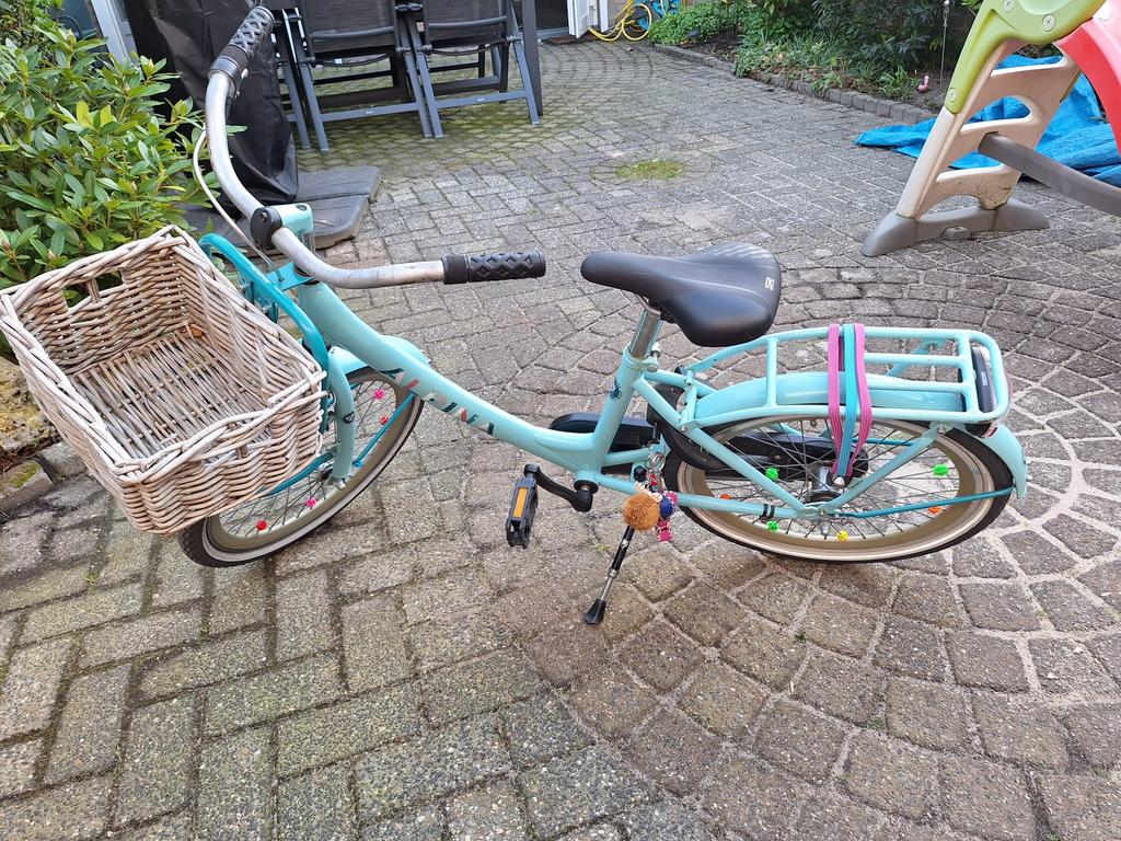 Meisjesfiets 20 inch, Ophalen, Gebruikt, 20 inch, Handrem