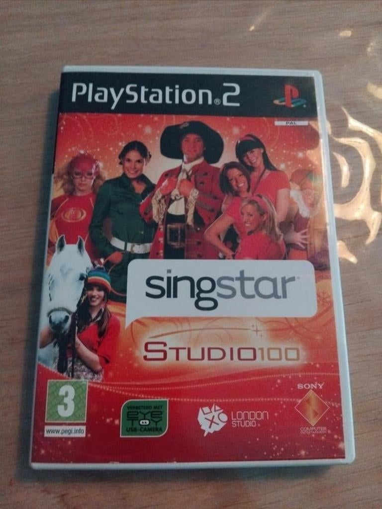 K3 etc Singstar studio100 playstation 2 spel ps2 spel te koo, Spelcomputers en Games, Games | Sony PlayStation 2, Muziek, 1 speler