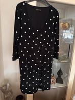 Yoek zwarte jurk met witte stippen, maat M, Kleding | Dames, Jurken, Maat 38/40 (M), Zwart, Ophalen of Verzenden, Zo goed als nieuw