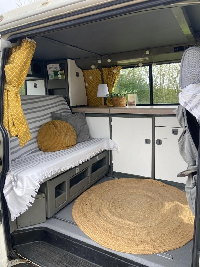 VW T4 Camper | Nwe distr. riem | Zeer compleet & sfeervol!, Chemisch toilet, Luifel, 4 tot 5 meter, Overige merken