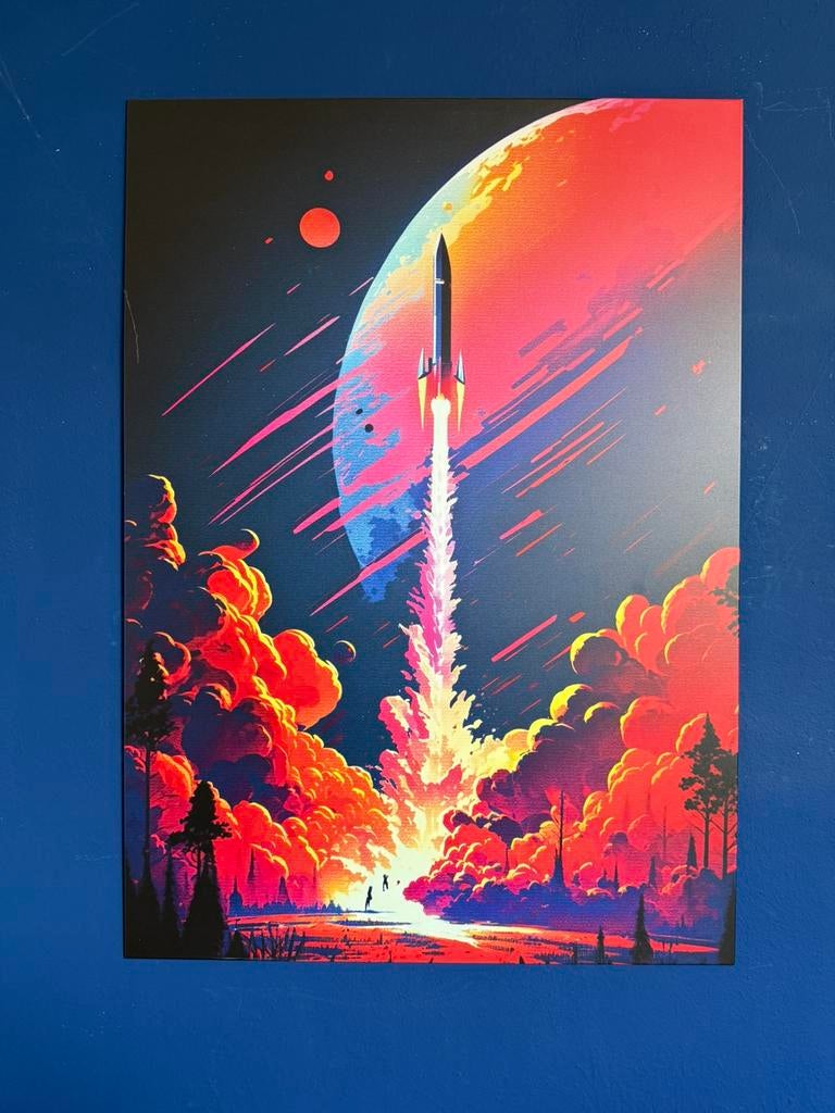 Displate Metalen Posters Maat L, Ophalen, Minder dan 50 cm, 50 tot 75 cm, Nieuw