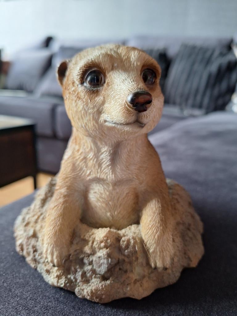 Leuk beeldje stokstaartje, Ophalen, Zo goed als nieuw, Dier