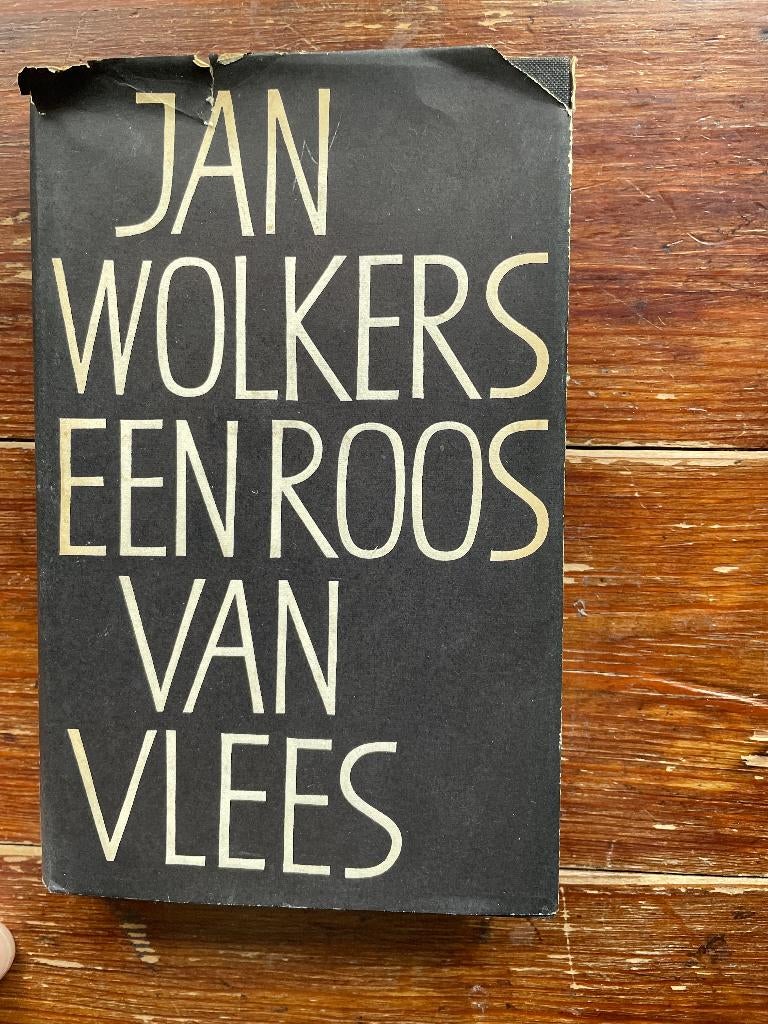 Jan Wolkers Een roos van vlees 1963 1e druk hardcover, Gelezen, Jan Wolkers, Ophalen of Verzenden, Nederland