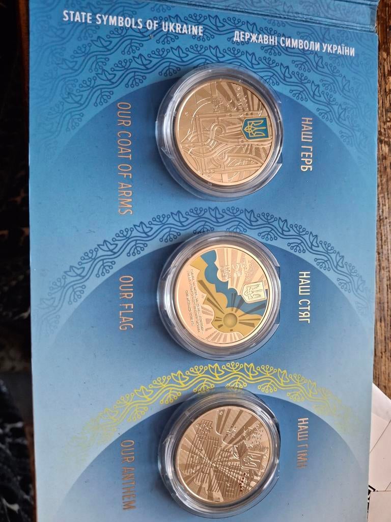 Munten set Oekraïne - Staatsymbolen, Ophalen of Verzenden, Overige landen, Setje