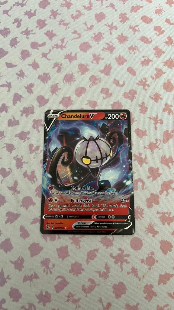 Chandelure V Fusion Strike, Ophalen of Verzenden, Zo goed als nieuw
