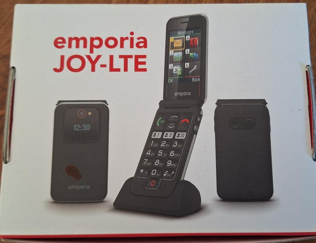 Emporia JOY-LTE Klaptelefoon - Zo goed als nieuw, Inklapmodel, Ophalen of Verzenden, Zonder simlock, Zonder abonnement
