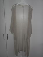 Soyaconcept Dun Beige Lang Gehaakt Vest Maat L, Maat 38/40 (M), Soyaconcept, Beige, Nieuw