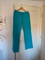 Turquoise NED broek maat L, Maat 38/40 (M), Blauw, Ophalen of Verzenden, Zo goed als nieuw