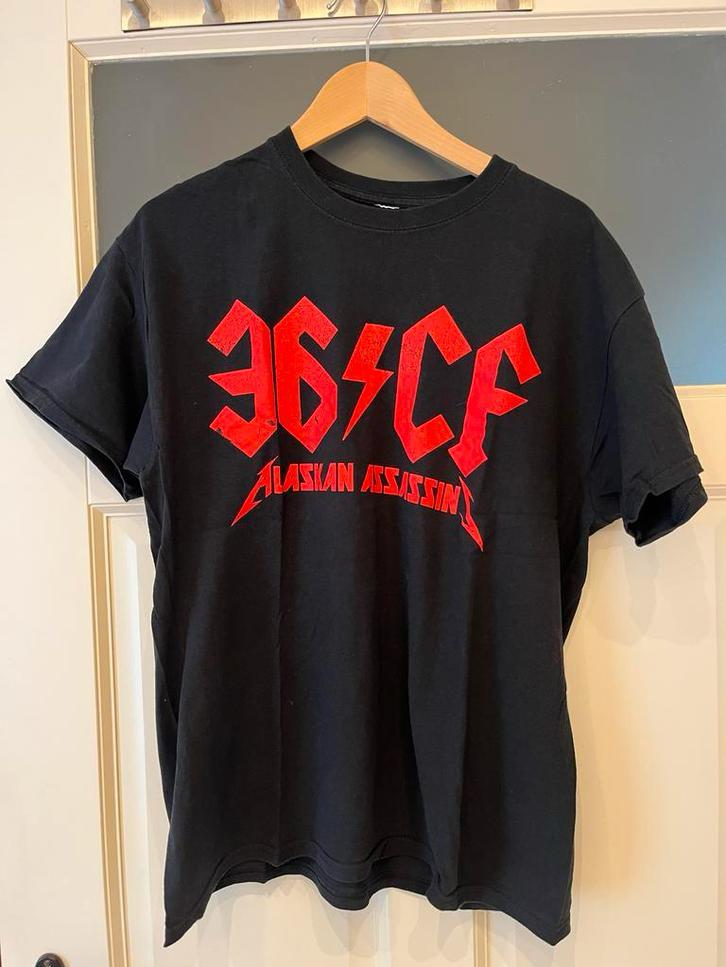 36 Crazyfists T-shirt - Maat L - Band Merchandise, Kleding | Heren, T-shirts, Ophalen of Verzenden, Gedragen, Maat 52/54 (L), Zwart