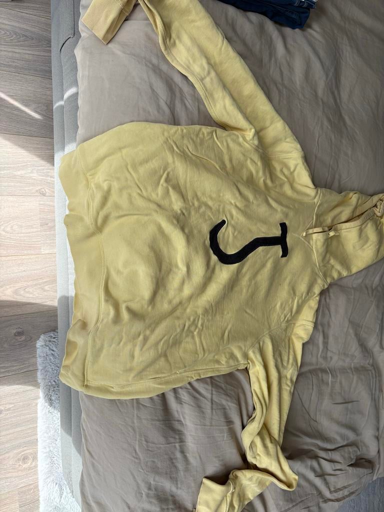 Butcher of Blue Hoodie Geel XL - Big Hook Hooded, Ophalen of Verzenden, Gedragen