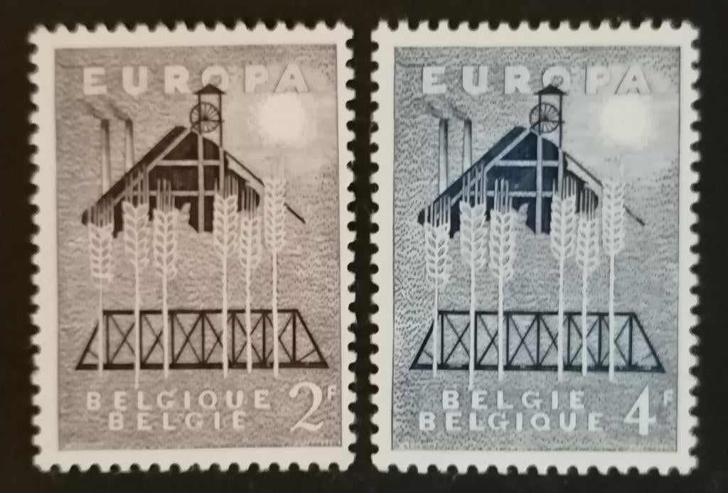 BELGIË - Europa (Korenaren) 1957, Verzenden, Postfris
