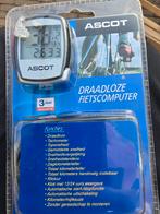 Ascot draadloze fietscomputer, Fietsen en Brommers, Fietsaccessoires | Fietscomputers, Ophalen of Verzenden