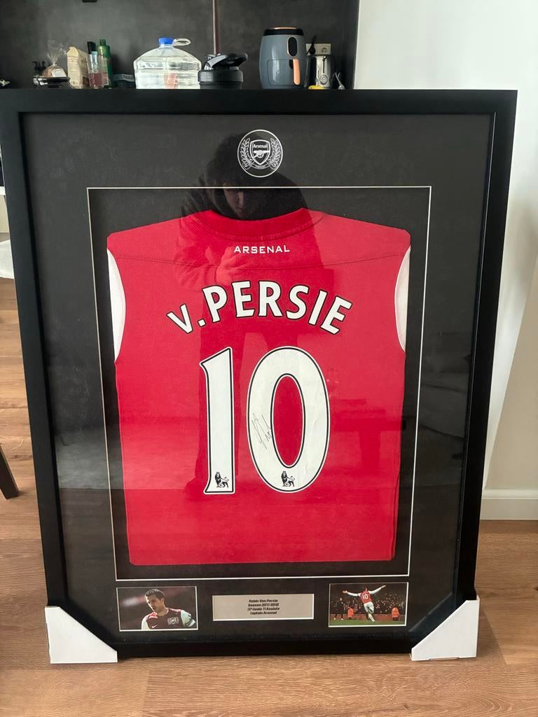 Gesigneerd Arsenal shirt Robin Van Persie 2011/2012, Ophalen of Verzenden, Gebruikt, Buitenlandse clubs, Shirt