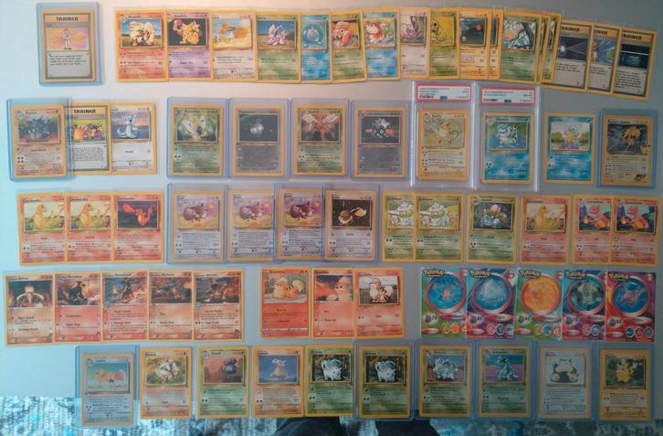 Oude Pokémonkaarten, Hobby en Vrije tijd, Verzamelkaartspellen | Pokémon, Zo goed als nieuw, Meerdere kaarten, Foil, Ophalen of Verzenden