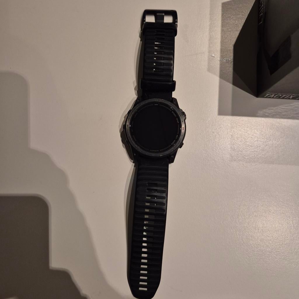 Garmin Tactix 7: Premium Tactische GPS Smartwatch, Sieraden, Tassen en Uiterlijk, Smartwatches, Ophalen, Zwart, Garmin, Zo goed als nieuw