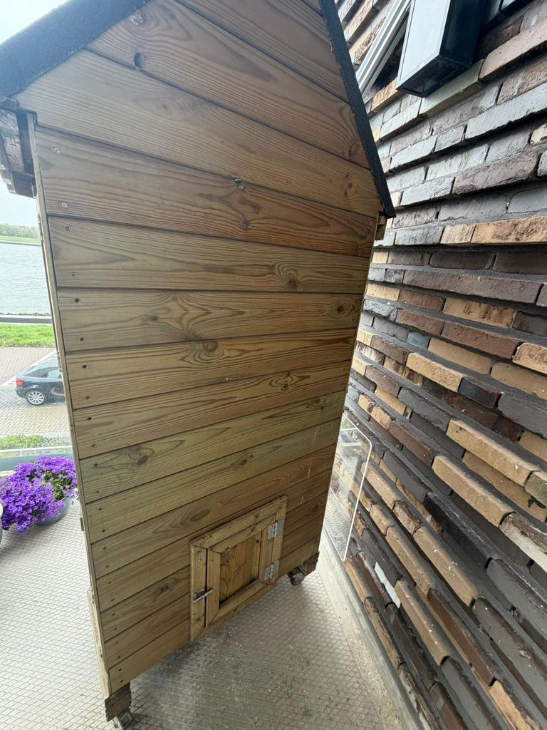 Gratis vogelkooi, Dieren en Toebehoren, Vogels | Hokken en Kooien, Ophalen, Hout, Volière