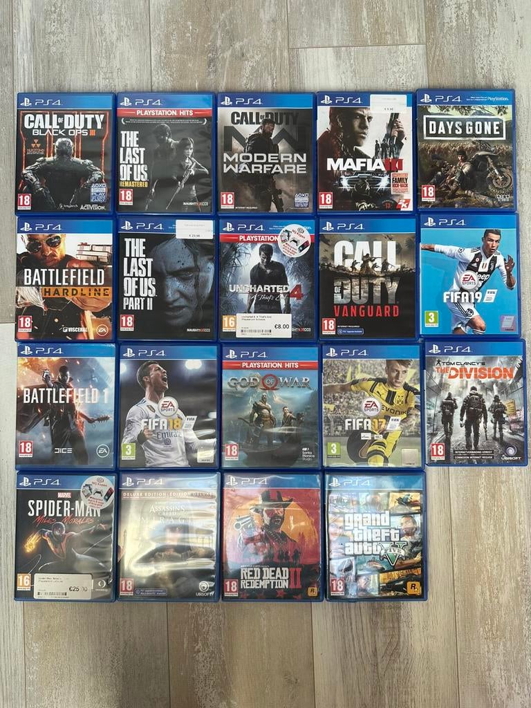 Diverse PS3 en PS4 games te koop., Spelcomputers en Games, Spelcomputers | Sony PlayStation 4, Ophalen of Verzenden, Zo goed als nieuw