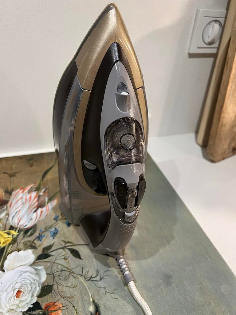 Philips Azur GC4870 Stoomstrijkijzer Zwart Goud., Ophalen, Zo goed als nieuw