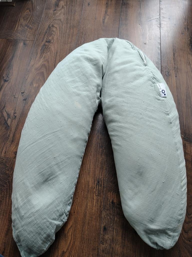 Doomoo voedingskussen met afneembare licht groene hoes, Ophalen, Gebruikt