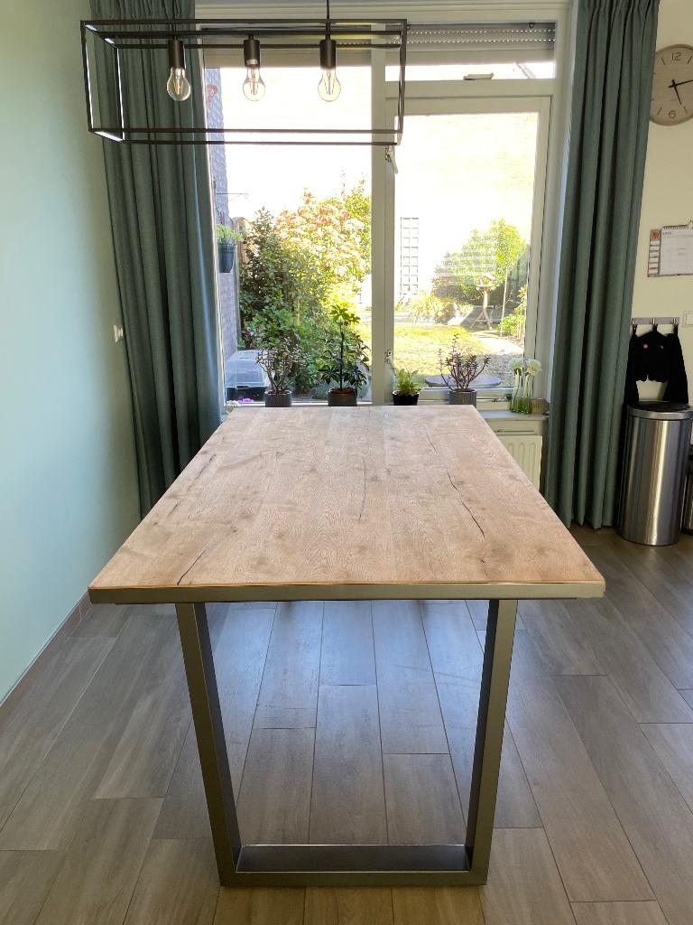 Eetkamertafel Xooon, Ophalen, Gebruikt, 100 tot 150 cm, Eikenhout