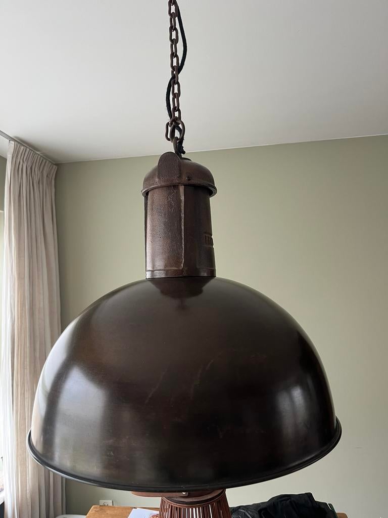 Stoere hanglamp, Ophalen of Verzenden, Zo goed als nieuw, Minder dan 50 cm