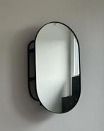 IKEA spiegel met haakjes, zwart, lyndbyn collectie, Ophalen, Minder dan 50 cm, Zo goed als nieuw, Minder dan 100 cm