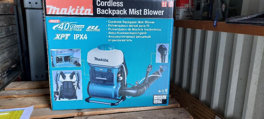 Rugnevelspuit Makita 40v pm001gz01, nieuw, Ophalen, Nieuw