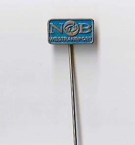 autogerelateerde volmetaal speld NOB Wegtransport, Ophalen of Verzenden, Overige onderwerpen, Speldje of Pin