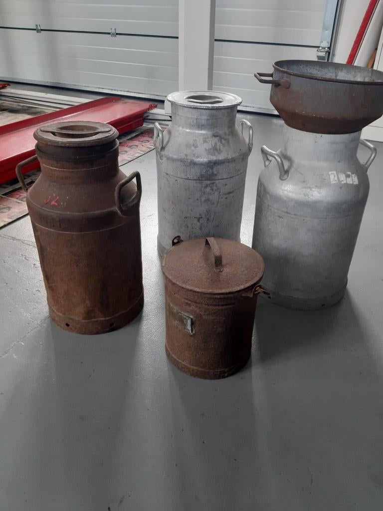 Melkbussen, Ophalen, Gebruikt